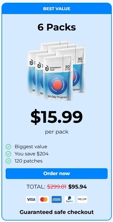 Purisaki Berberine Patch 6 pack best price bundle for energy and fat burning